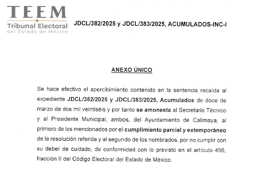 anexo único