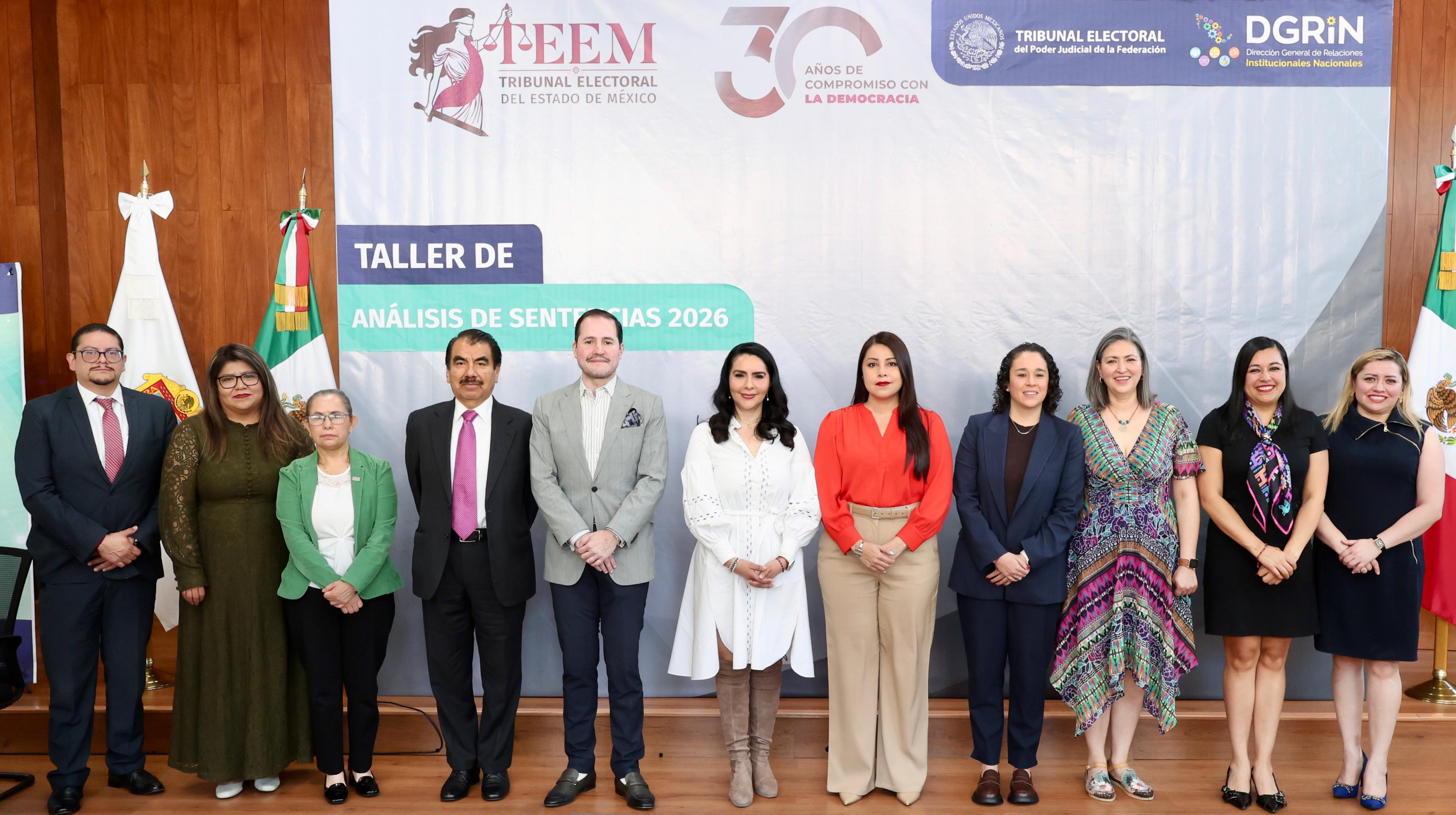 TEEM en coordinación con el TEPJF realizó Taller de Análisis de Sentencias 2026