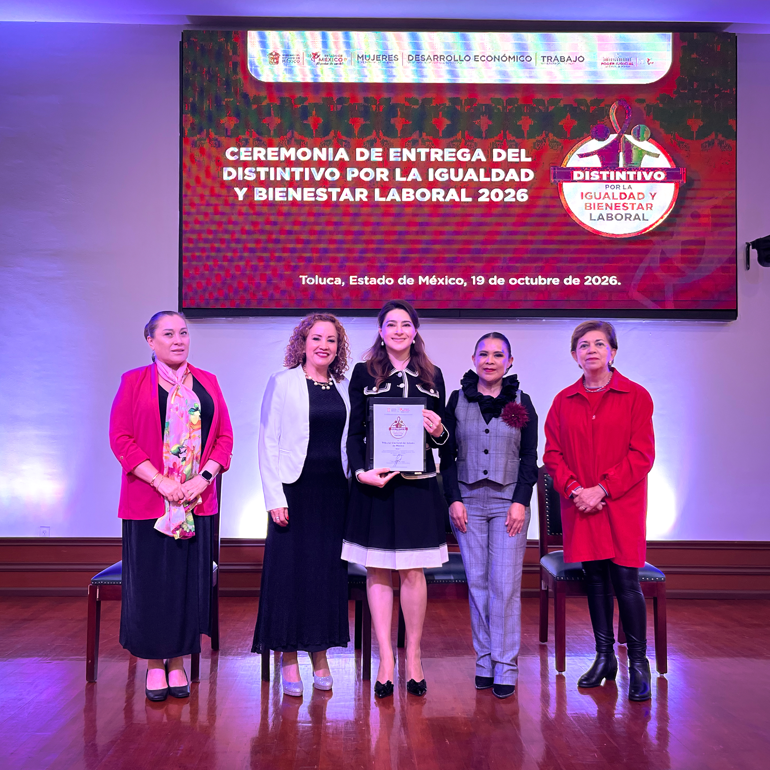 TEEM RECIBE DISTINTIVO POR LA IGUALDAD Y BIENESTAR LABORAL 2026