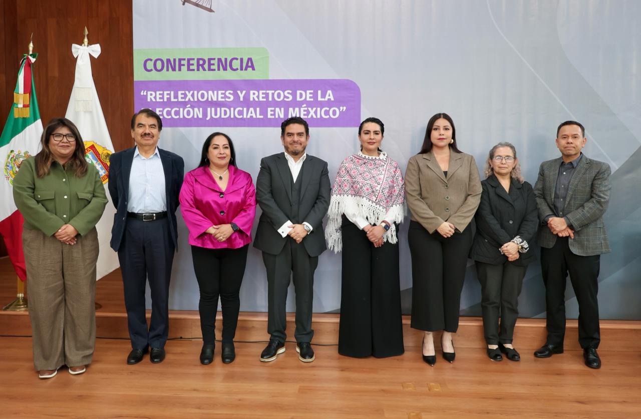 REÚNE TEEM A AUTORIDADES ELECTORALES DEL EDOMÉX PARA REFLEXIONAR SOBRE LA ELECCIÓN JUDICIAL
